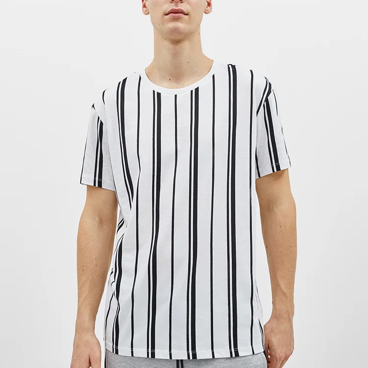 

Cool Striped Short Sleeve Stylish T Shirt for Men, At your request