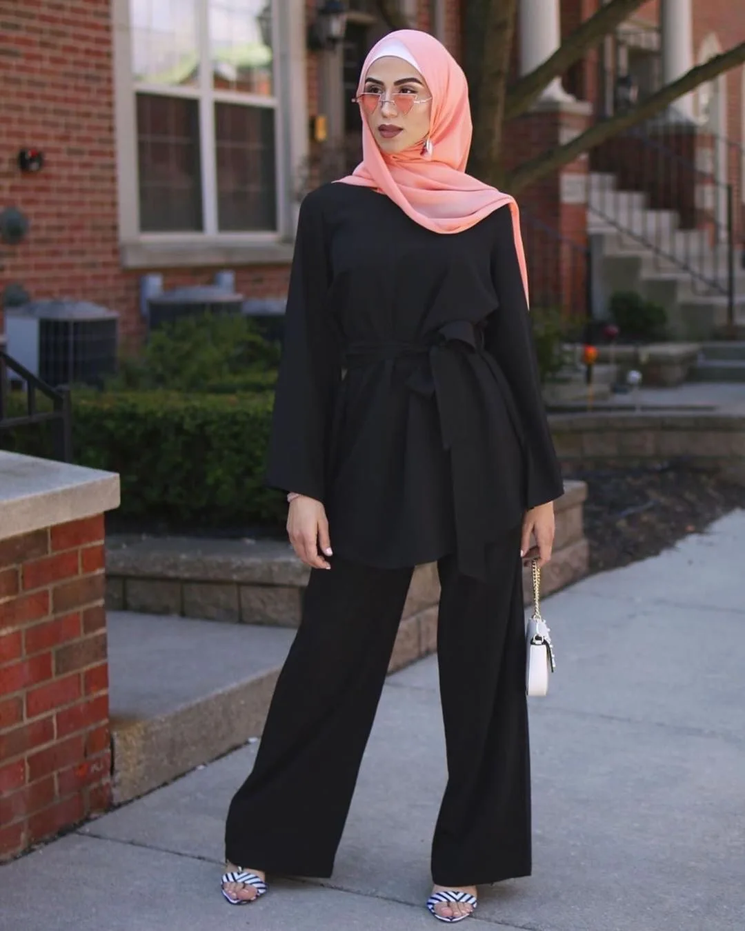 

wholesale two-piece set muslim abaya Turkey hijab dress islamic clothing women, Picture