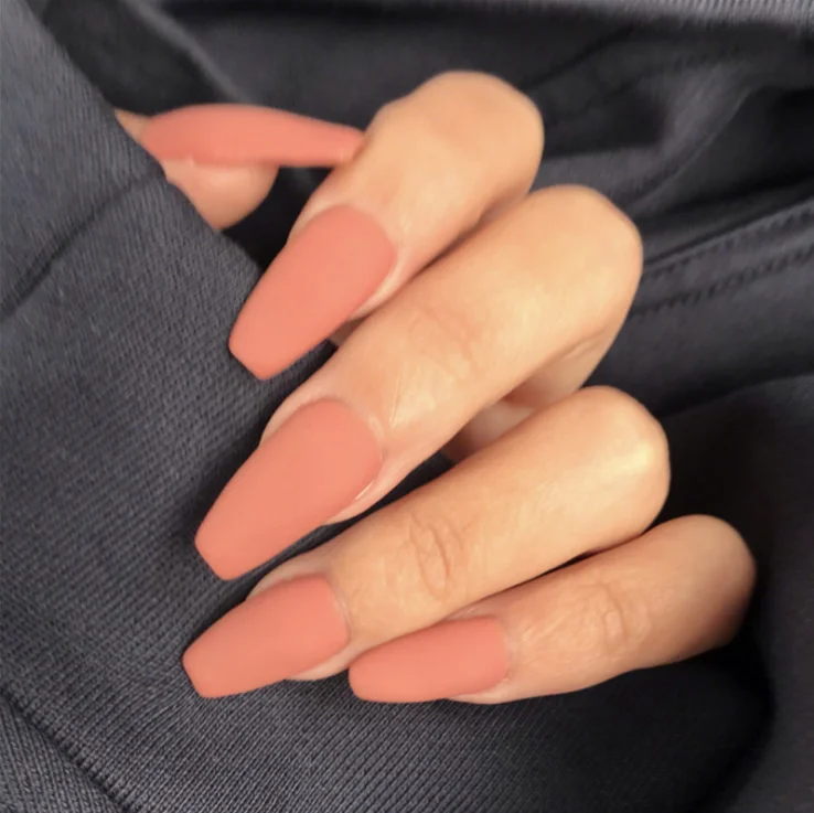 

false nails tip press on coffin package box for press on nails