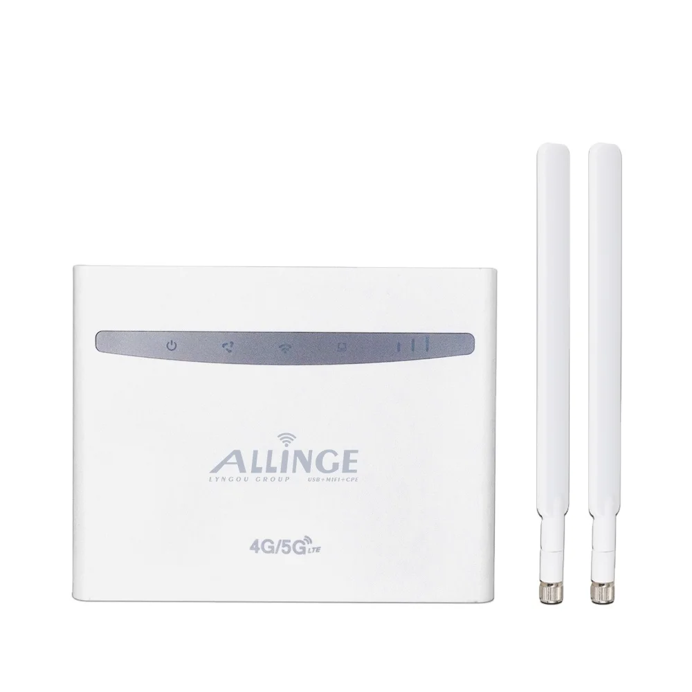 

ALLINGE SDS922 Unlocked B525 B525s-65a 4G LTE CPE Modified Wifi Router with SIM Card Slot and Antennas Used in Malaysia