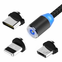 

Free Shipping Micro USB Type C 8-Pin Magnetic Charging Cable for iPhone Samsung