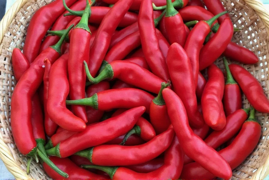 Selecting Tiny Red Peppers