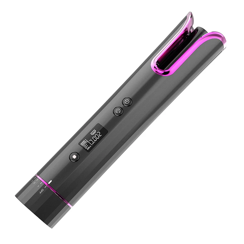 

Cordless Auto Hair Curler Ceramic Wireless Curling Iron Hair Waver Tongs Beach Waves Iron Curling Wand Air Curler USB Cordless