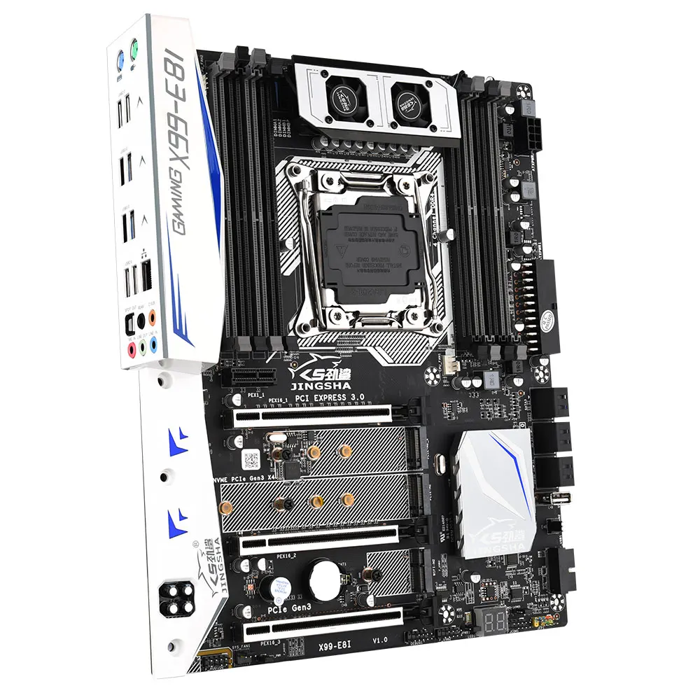 

Jingsha x99E8I lga 2011-3 socket motherboard support 8 slots RAM up to 256GB