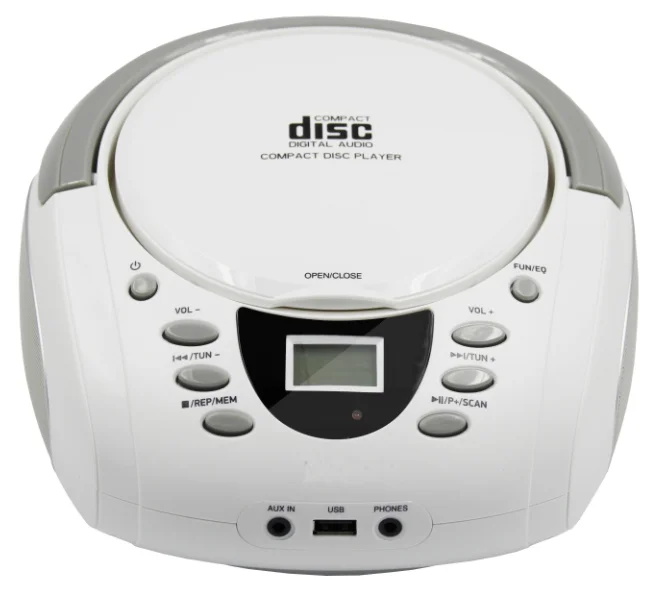 

Portable mini CD boombox with FM radio and BT wireless cd boombox