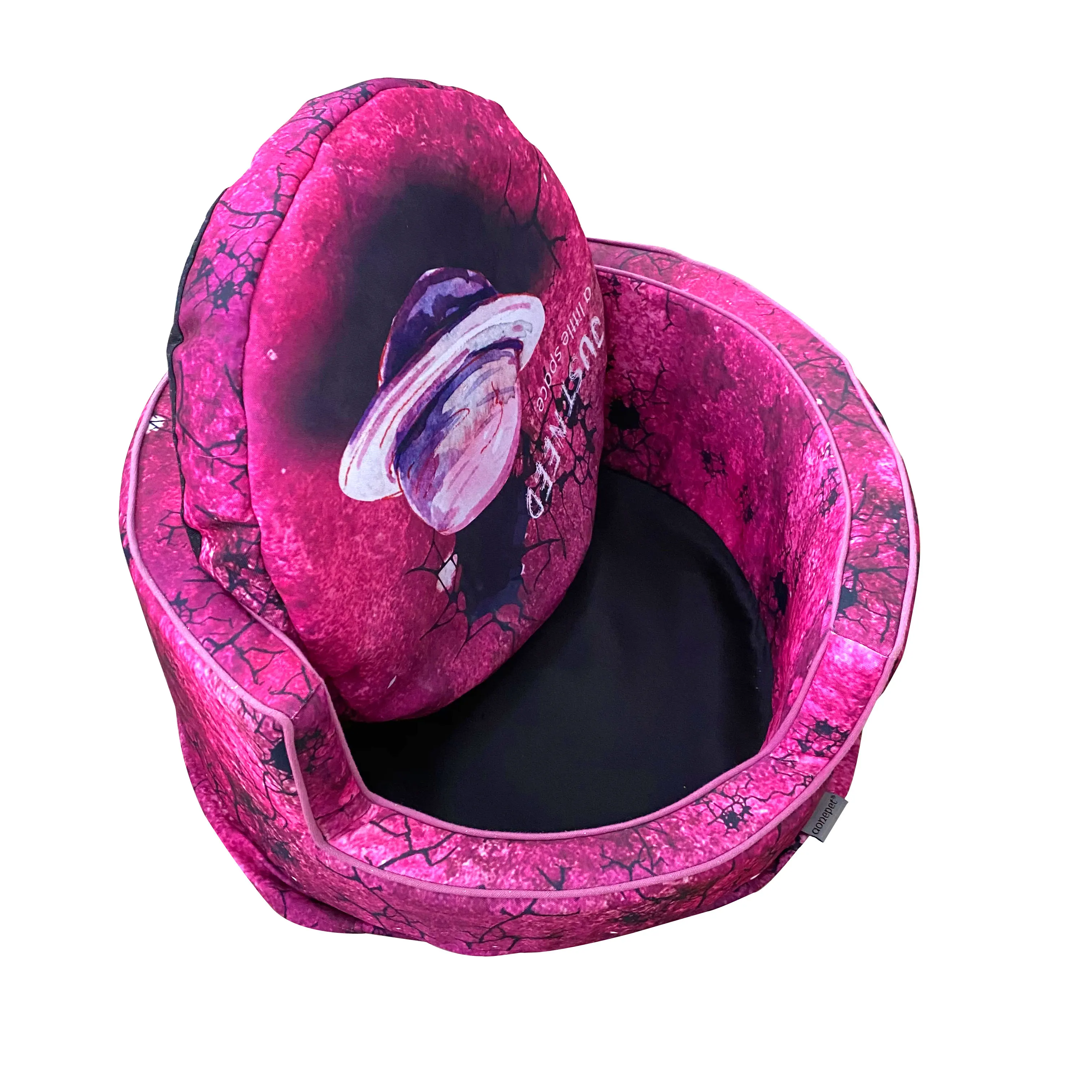 

Pink outside starry sky fashion style Non-slip Washable Comfortable Dog Cat sofa bed