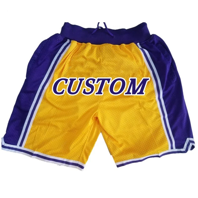

Wholesale high quality custom printing double layer mesh zipper pockets just don stitched embroidery basketball shorts, No limit guided by pms