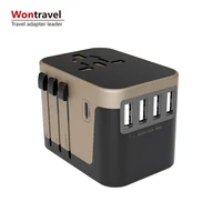 

Mobile phone accessories electronic gadgets portable 4usb type c 5600ma travel charger