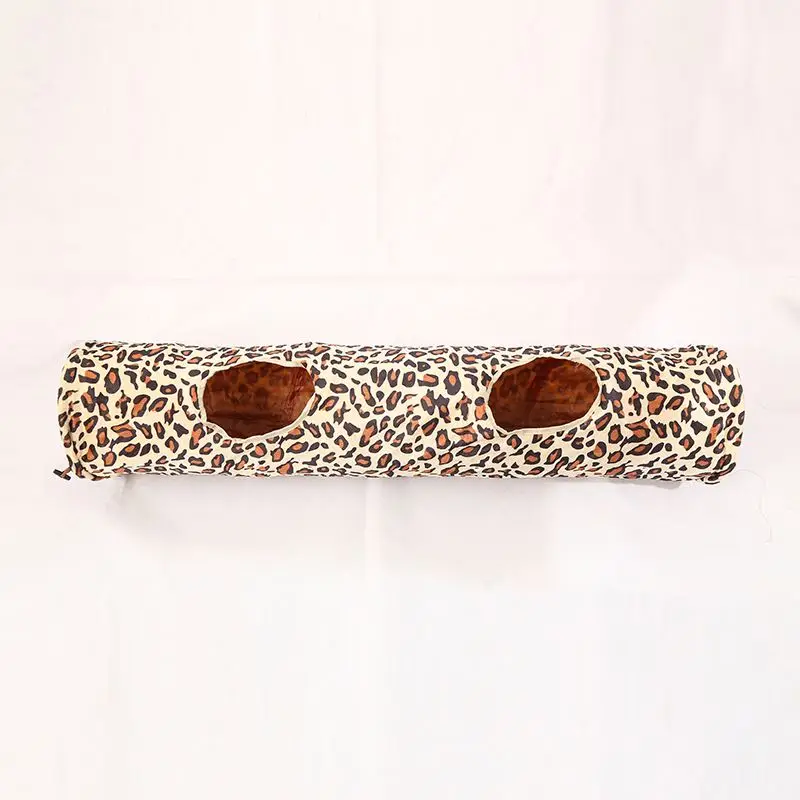 

Leopard Pattern Foldable Retractable Cat Tunne Tunnel Toys