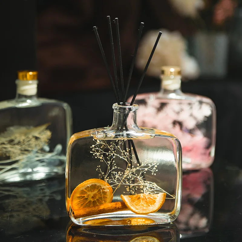 

new product reed diffuser glass bottle preserved fresh flower