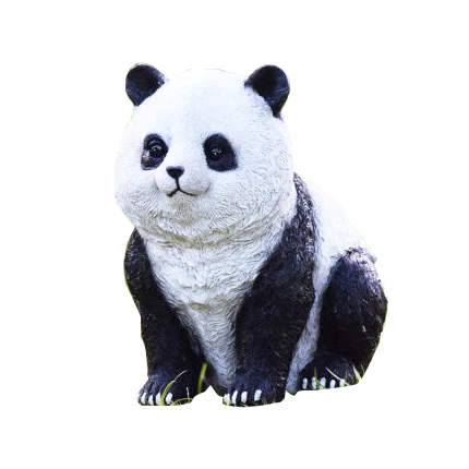 

Outdoor simulation panda sculpture decoration garden decoration zoo forest landscape, Colorful