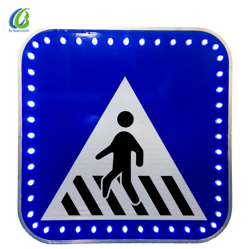 
Solar led traffic caustomize aluminium signs 