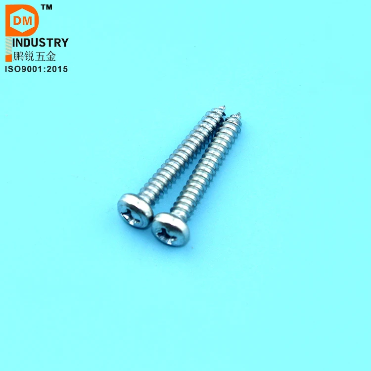 
DIN 7981 cross recessed pan head sef-tapping screws 