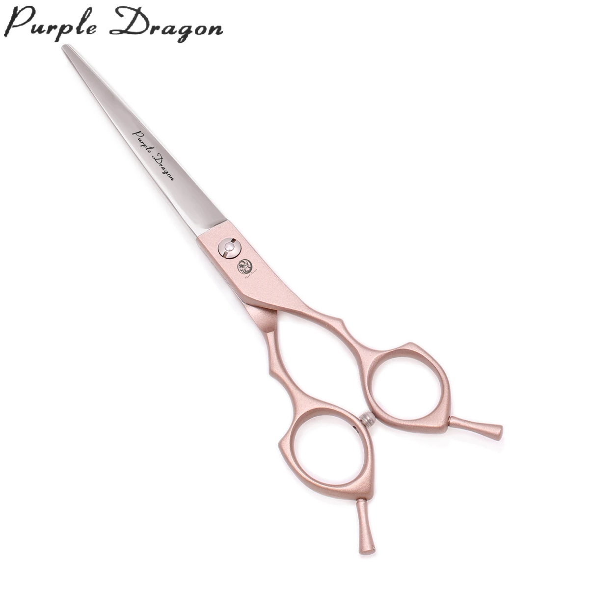 

Pet Scissors 7" Purple Dragon Japanese 440C Straight Shears Thinning Shears Dog Grooming Scissors Rose Gold Z9029