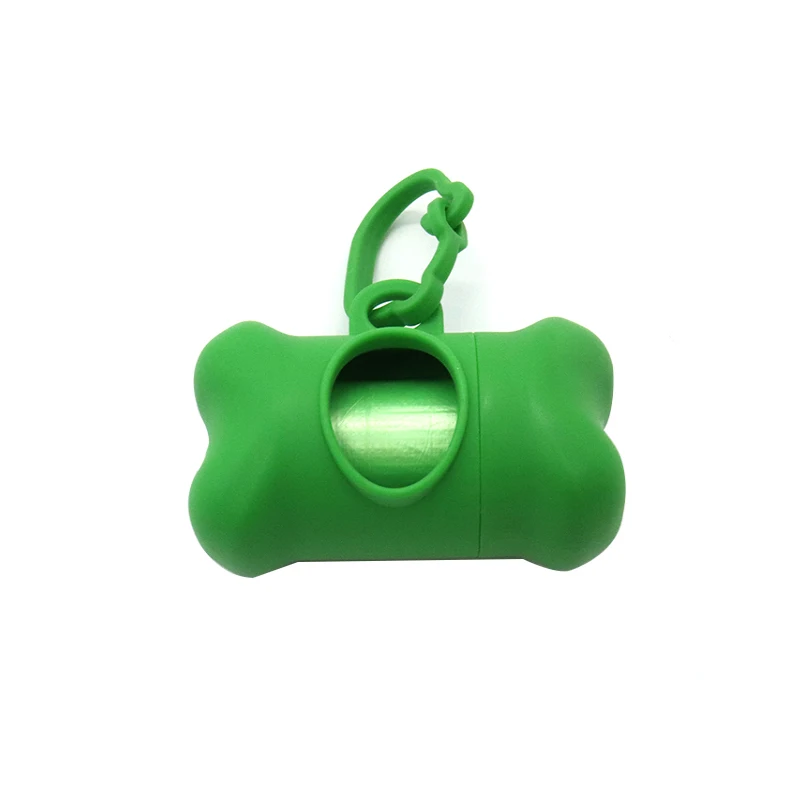 

Colorful Bone Shaped Pet Waste Disposal Dog Poop Bags Dispenser, Customized color