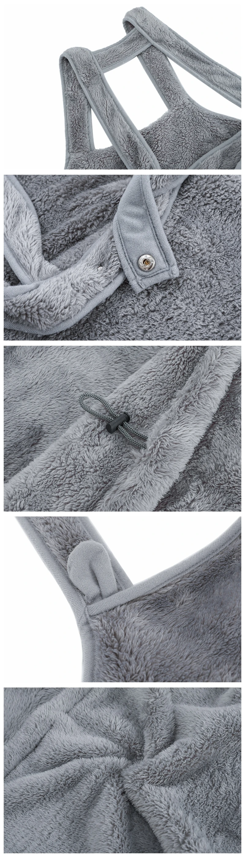 Pet chest holding cat anti-hair apron out portable cat bag clothes apron