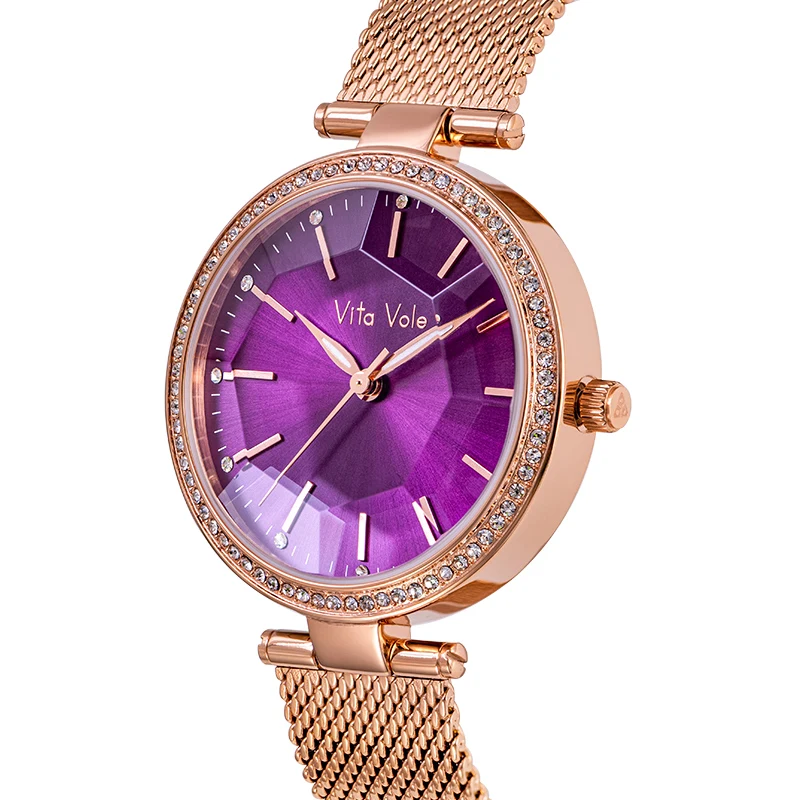 

Retail waterproof stainless steel case crystal stone Carisen fashion luxury watches watch for women luxury classic design girls, Customized colors