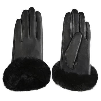 ladies warm leather gloves