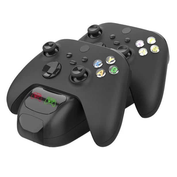 

Dual Charging Dock Stand For Xbox Series X S Controller Charger Station with 2 Rechargeable Battery Packs Play Charge Kit, Black