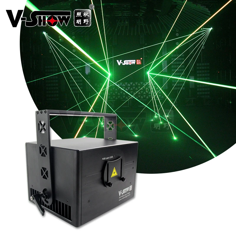 

3W RGB Laser Projector Animation laser dj lights 30Kpps ILDA Small Beam Full Color Stage laser light