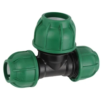 PP Pipe PN10 Equal Size Composite Fitting 90 Degree Tee