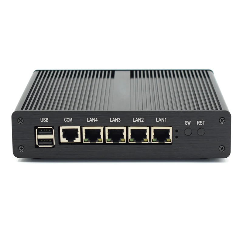 

4*Ethernet RJ-45 Lan Ports Mini PC Celeron J1900 Quad Cores 2.42Ghz Pfsense Firewall Router Network Security Desktop pFsense