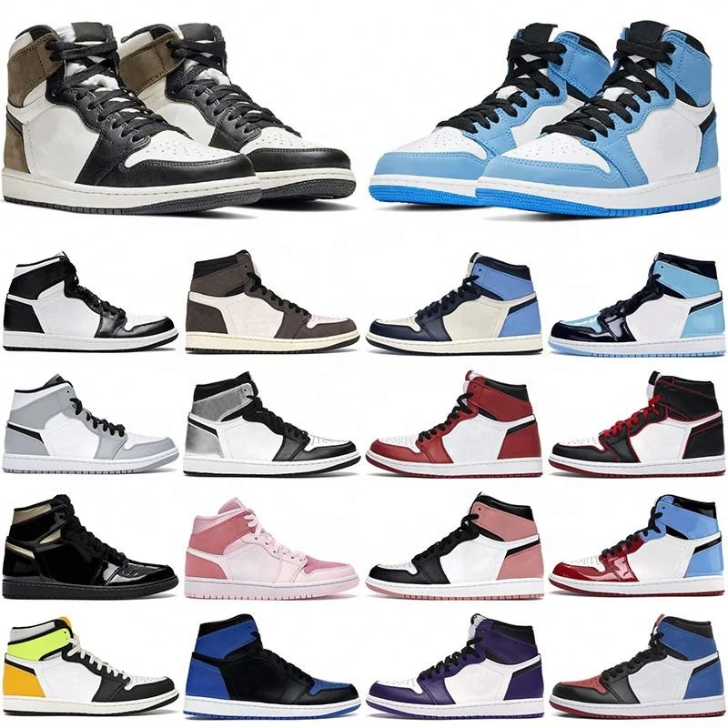 

OG Men's Basketball Shoes Aj 4 Retro Bred 1 Retro Reverse Flu Game Dark Cool Grey Original Sneakers Air 4 Retro