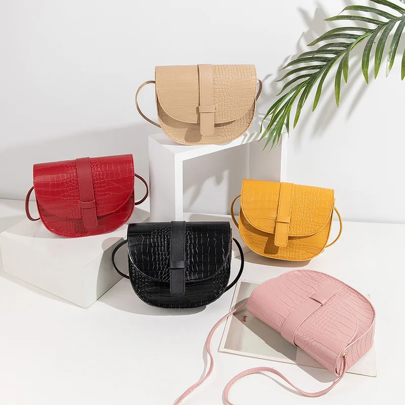 

G165 wholesale korean fashion trend purse simple ladies luxury pure color single shoulder bags, Black, red, yellow, pink, beige