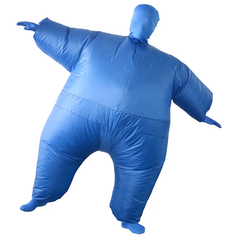 

Hot Selling Party Blow Up Costume Inflatable Fat Costume Blue Inflatable Chub Costume