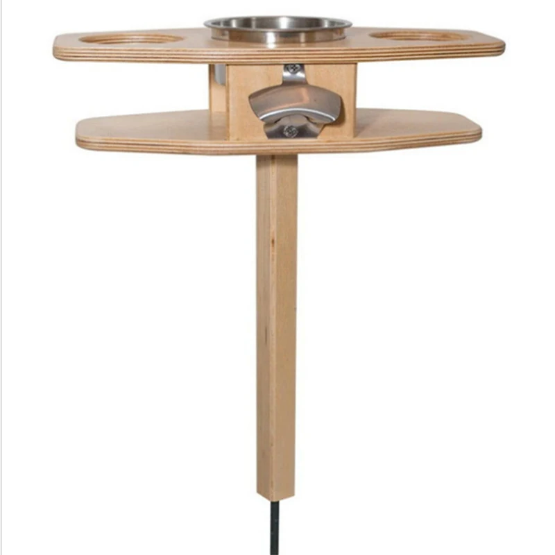 

New products Ourdoor Portable Wooden Wine Glass Holder Assembled
