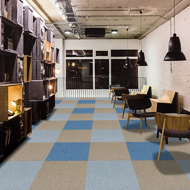 Pp Material Modular Commercial Office Carpet Flooring Office Heavy