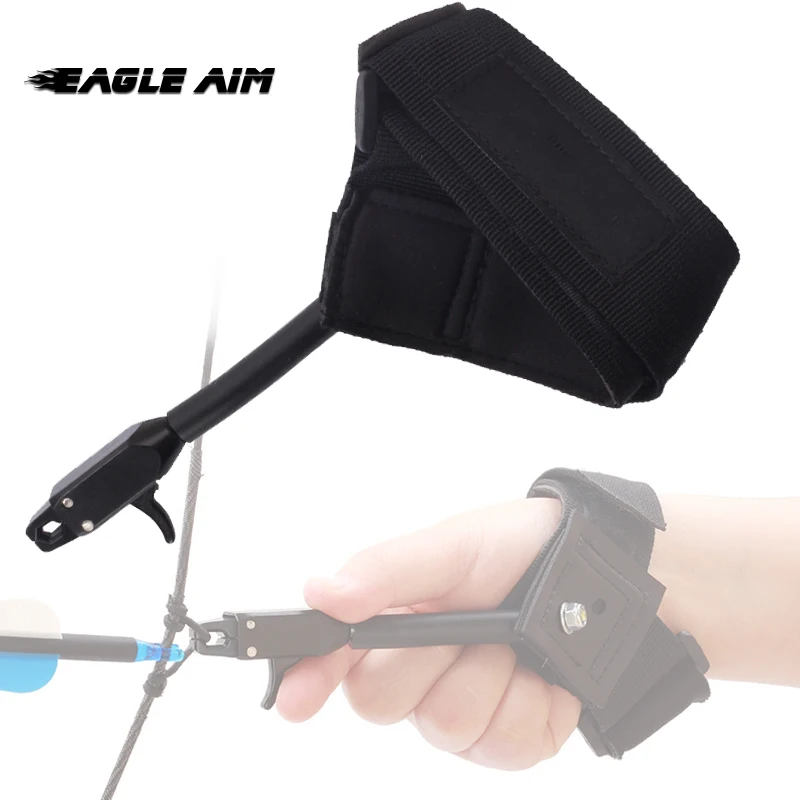 

Oxford Wrist Strap Release for Compound Bow Release Archery Accessories, Black