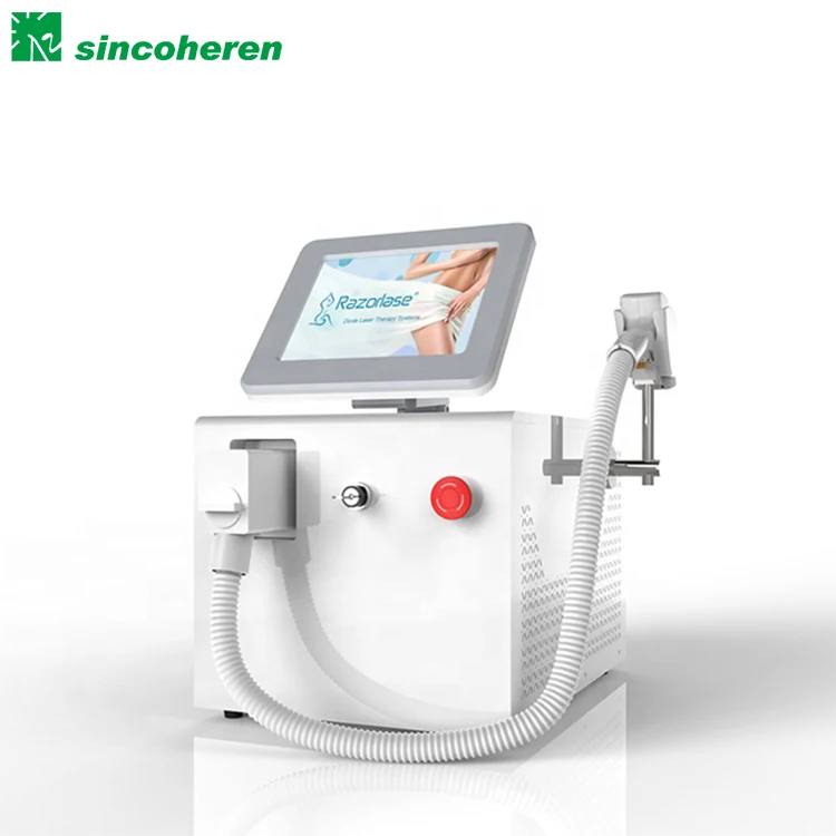 

2022 top popular portable triple wavelength 755 808 1064 nm diode laser hair removal machine with OEM service