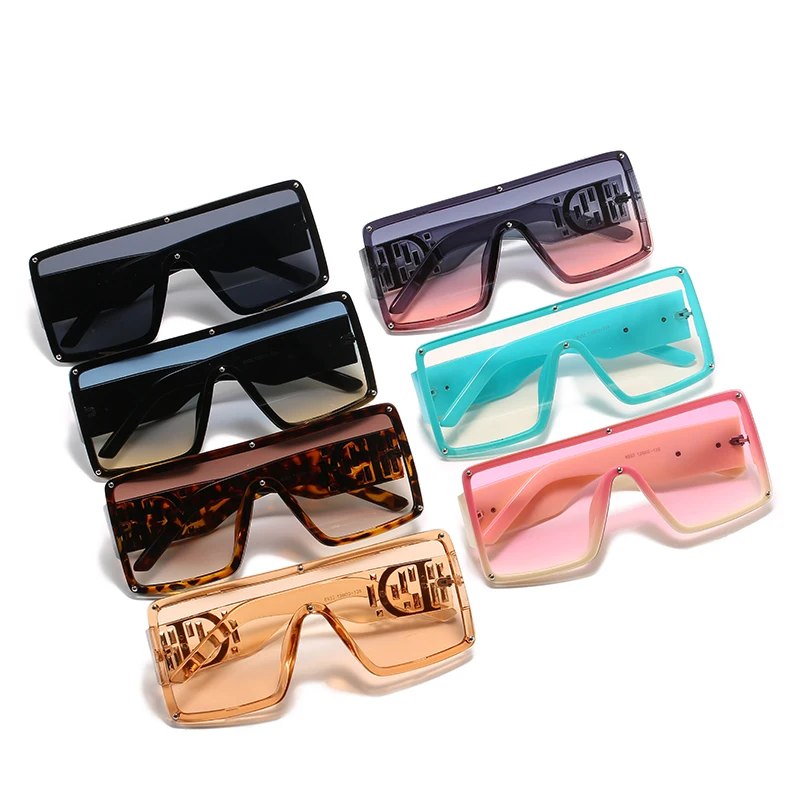 

Wholesale fashion newest luxury women Oversize big square shades sunglasses, Custom colors