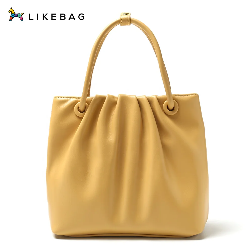 

LIKEBAG new product hot sale fashion casual soft wrinkle handbag