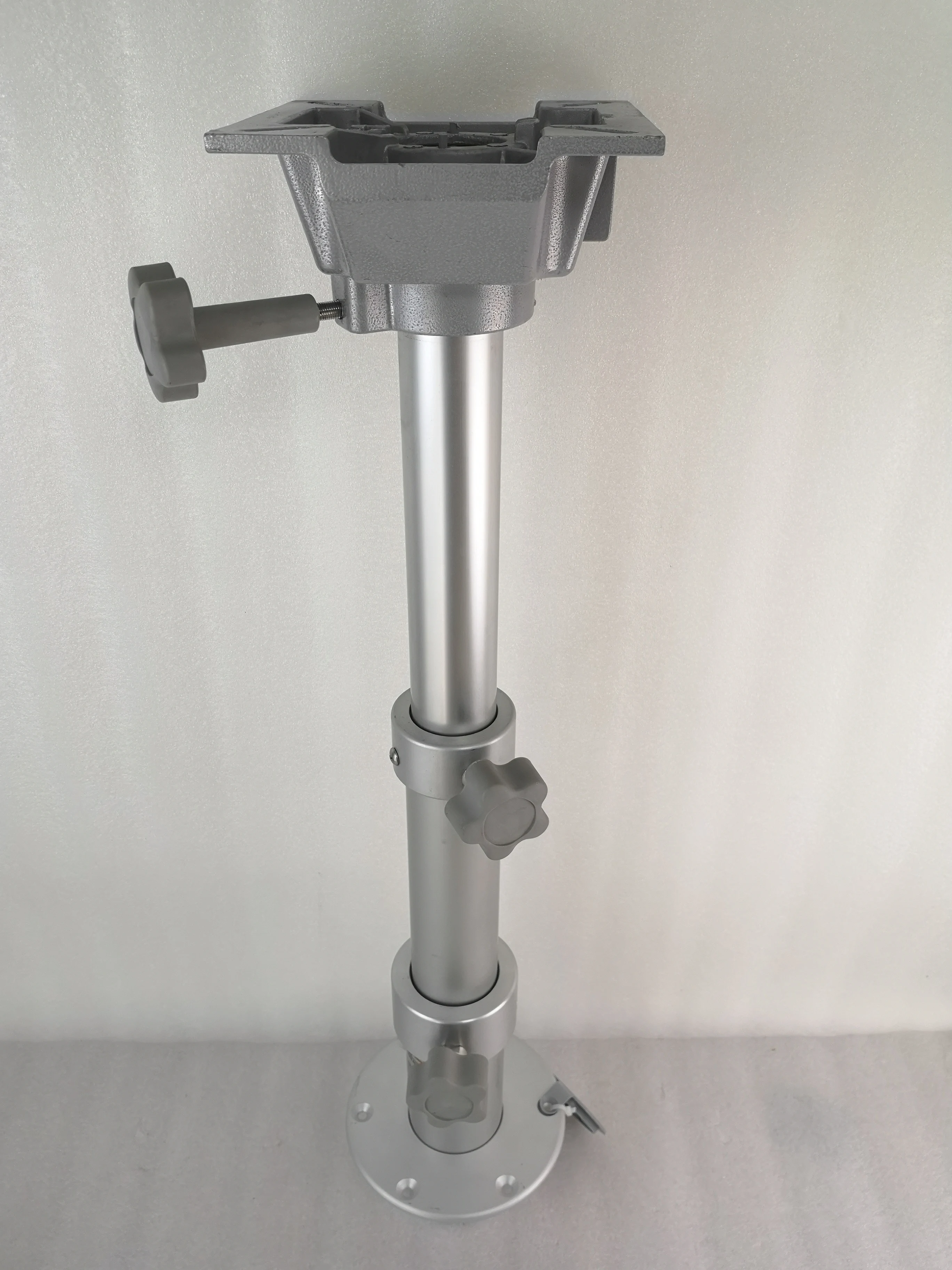 Telescopic Adjustable 3 Step Table Top Pedestal 290-690mm For Marine Boat RV Caravan 189603