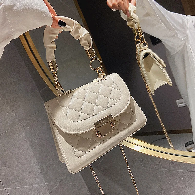 

Popular small bag female 2021 summer new trendy fashion portable shoulder messenger bag, Multi color