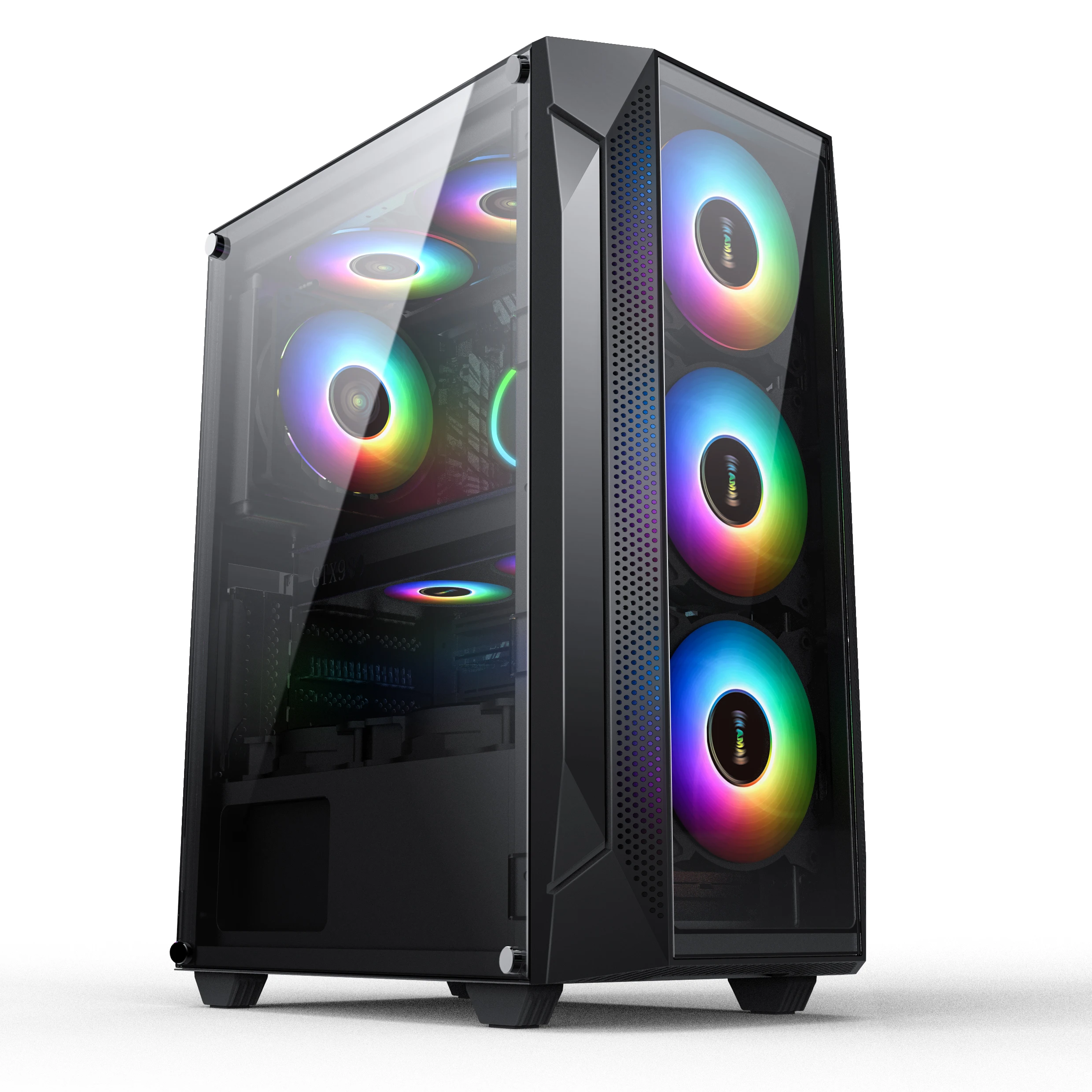 

ATX Tower Black Computer Case Business PC Case Desktop Casing Carbinet