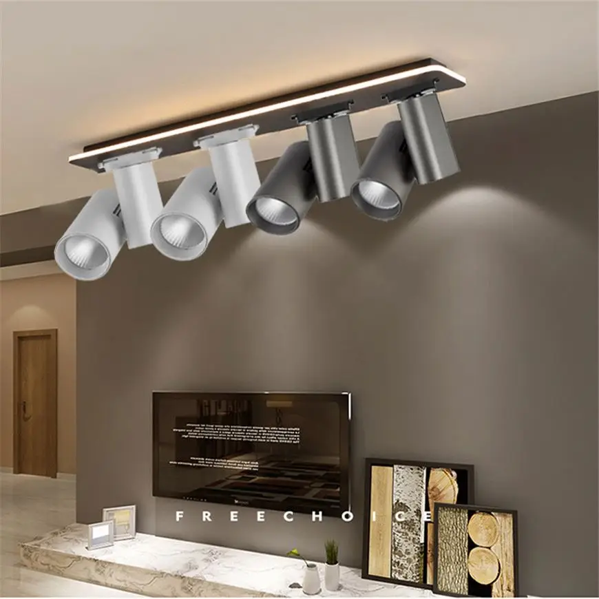 2020 New Round Linear Magnetic Rail 3000K Led Light Decorative Track Lighting Kitchen