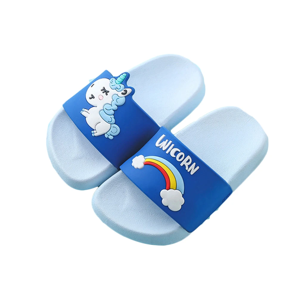 
Summer Flat Unisex PVC Slipper Kids Home Shoes 