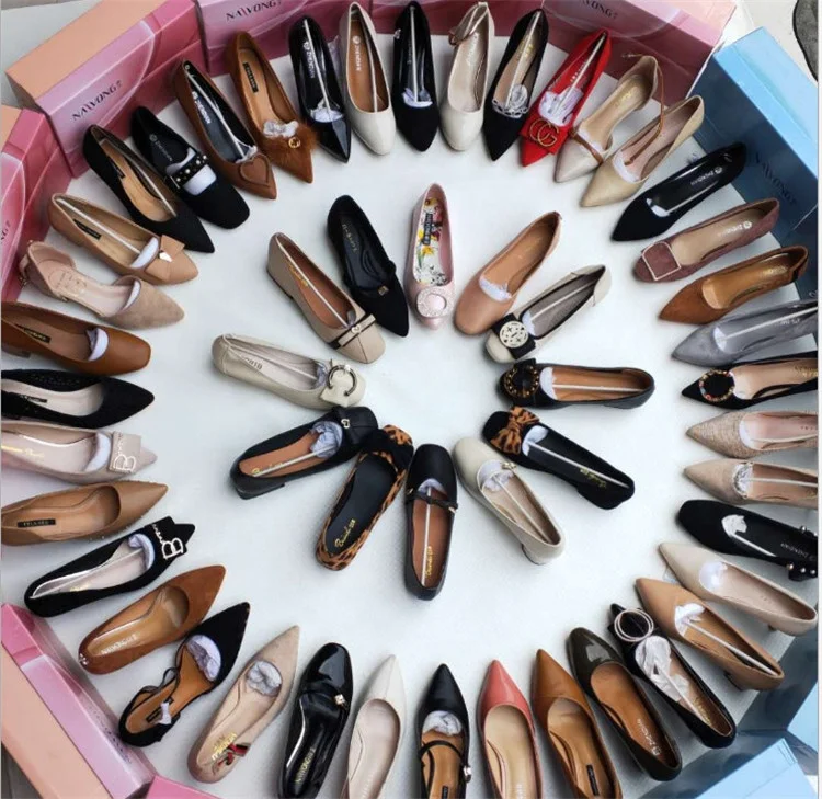 

Wholesale Elegant Sexy Ladies High Heel Pumps Single Flat Shoes for Women