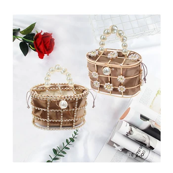 pearl basket bag