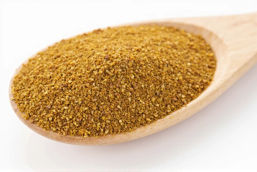 Packaged brown mustard seeds in glass jar