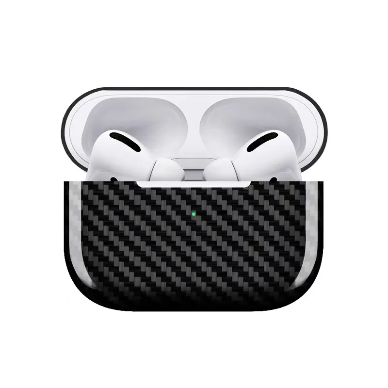 

Genuine Carbon Fiber Case Compatible [Only for Charging Cases] Ultra Slim Wireless Headset Headphone Case
