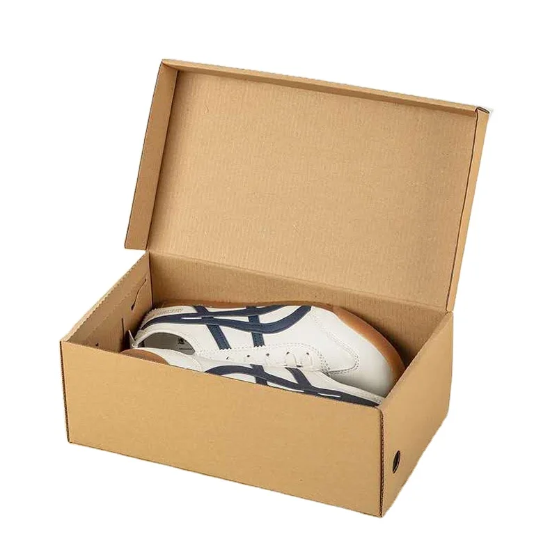 

Eco Friendly Biodegradable Kraft Paper Box Mailing Carton Logo Mailer Cardboard Packaging Shipping Custom Shoes Boxes