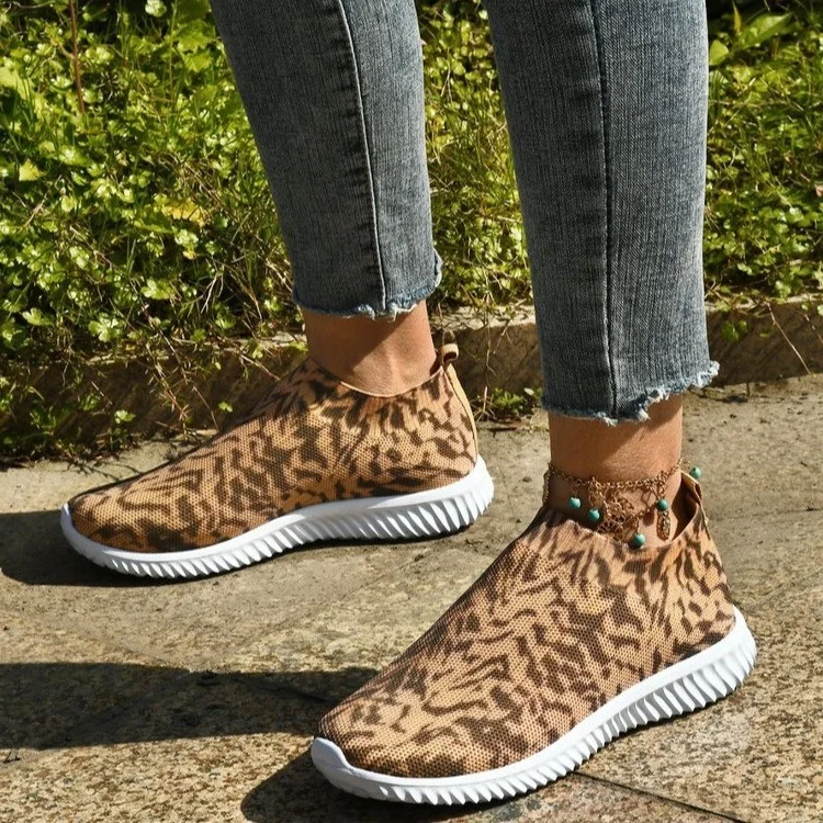 

Light Brown Solid Mesh Fabric Upper Lace Up Walking Sport Shoes Flats Casual Running Shoes Women Sneakers Outdoor Shoes Ladies