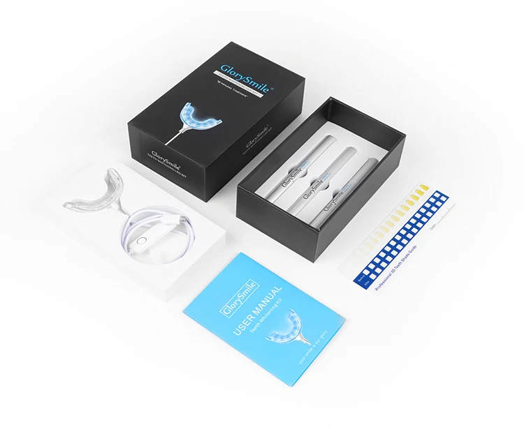 

CE & GMP Certificated New Design Fresh Mint Teeth Whitening Kits Private Logo In wireless tooth whitening led light 16 /24/32