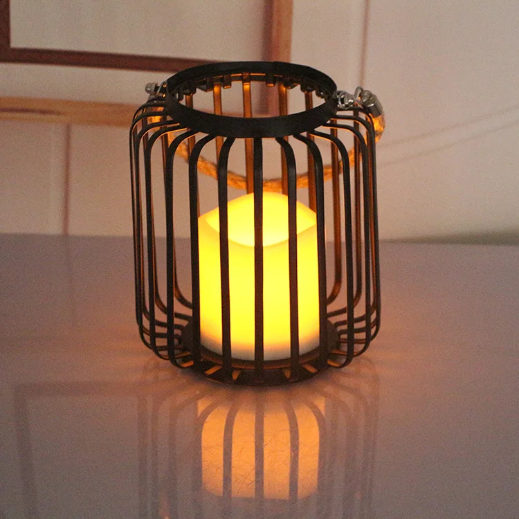 金属丝黑色 led 灯笼灯 - buy led 灯笼,led 灯笼,黑灯笼 product on