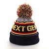 Custom Knitted Hat Winter Women Men Knit Cap Pom Beanie