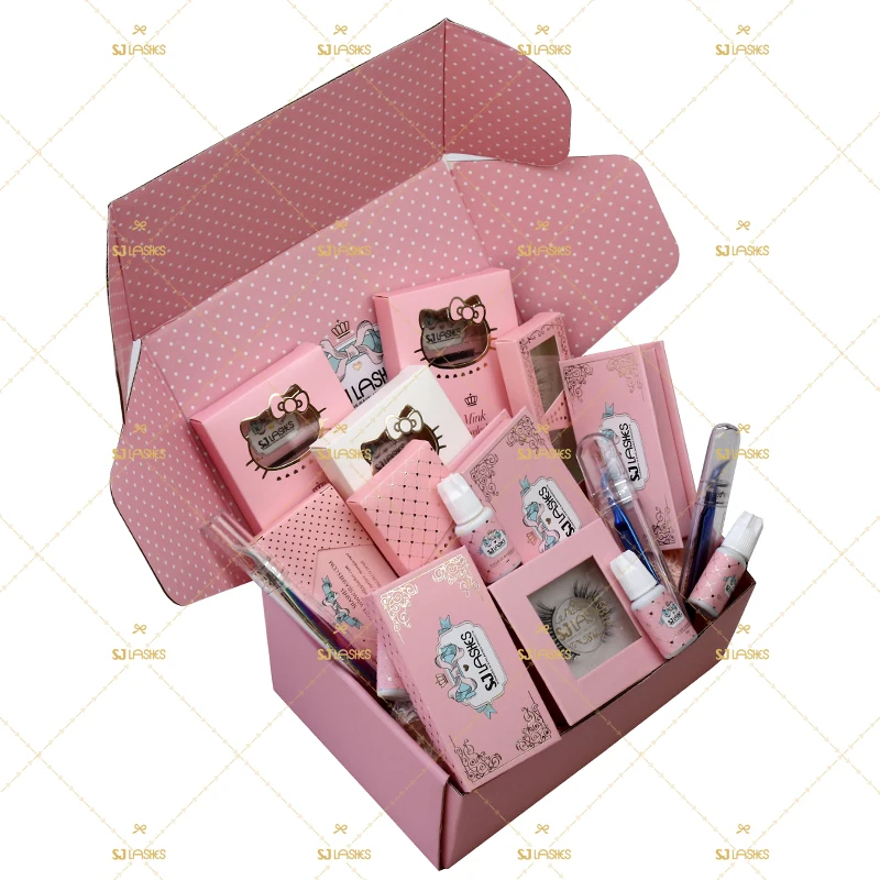 

Custom Lashbox Eyelash Mail Packaging, Natural black
